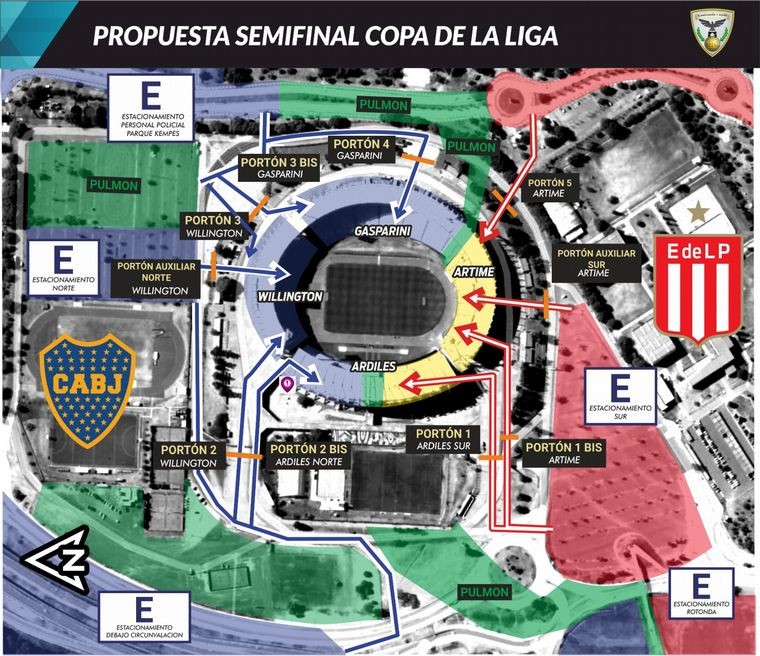 Logística confirmada para recibir a hinchas de Boca y Estudiantes en Córdoba | Córdoba