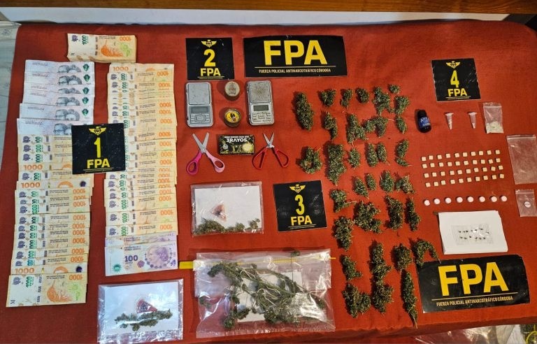 Nueva Córdoba: FPA incautó éxtasis, MDMA , Popper y marihuana | Córdoba