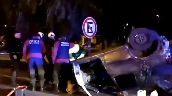 Persecución policial y vuelco en General Paz: cuatro detenidos | Actualidad