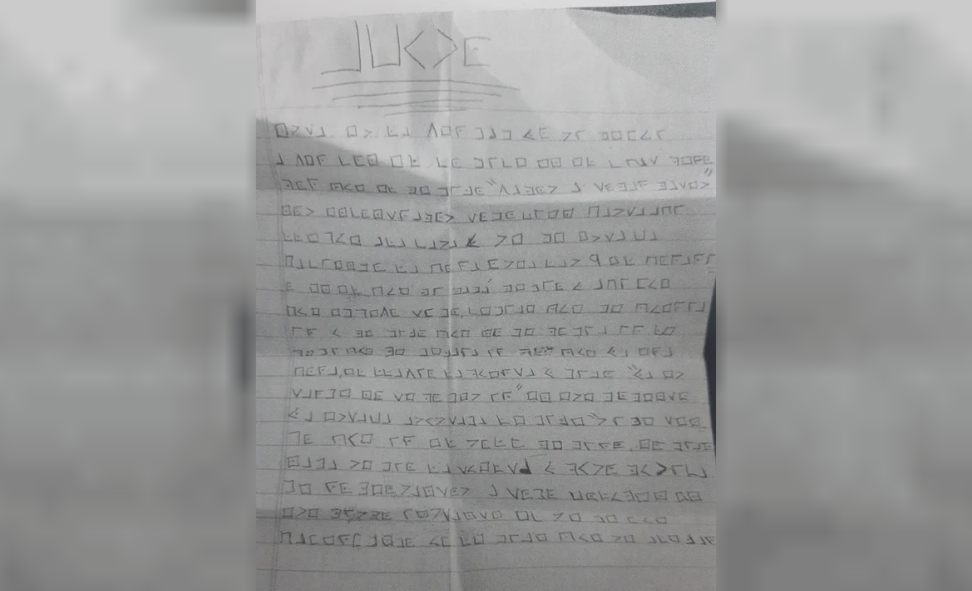 Le confió a la Policía la identidad de su abusador a través de una carta escrita con símbolos | Actualidad