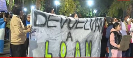 A dos meses de la desaparición de Loan, familiares y vecinos encabeza una nueva marcha | Actualidad