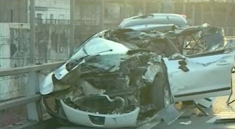 Brutal choque en autopista 25 de Mayo: hay un herido grave | Actualidad