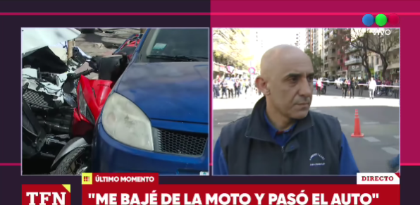 Alejandro, un testigo del accidente en el centro: “me salvé de milagro” | Córdoba