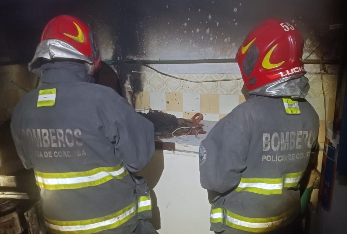 Se incendió una casa ubicada en Bajada de Piedra: no hay heridos | Córdoba