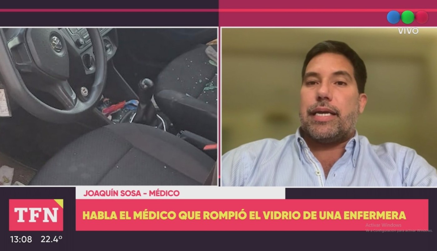 El médico que rompió el auto de enfermera rompió el silencio y explicó los motivos de su accionar | Córdoba