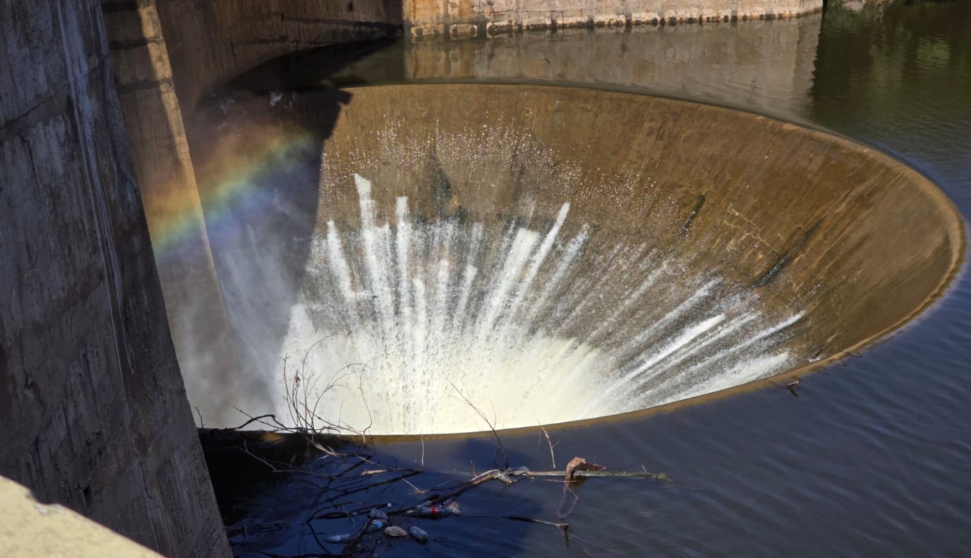 Video: el embudo del dique San Roque superó su nivel | Córdoba