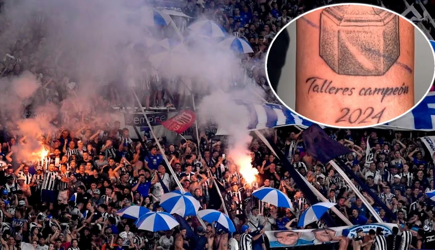 Video: un hincha de Talleres se tatúo antes de la definición del torneo | Córdoba