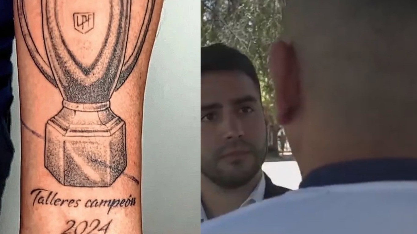 Habló el hincha de la T que se tatuó el trofeo de la Liga Profesional: "Es una demostración de fe" | Córdoba