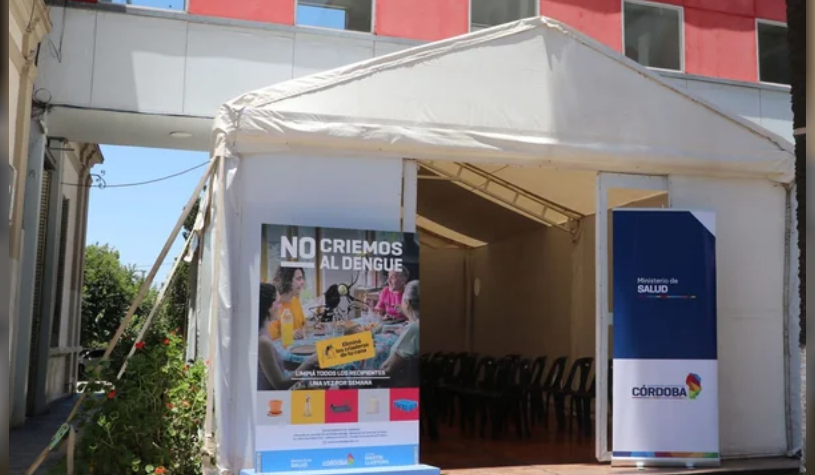 Refuerzan atención por dengue en Córdoba con carpas sanitarias en dos hospitales | Córdoba