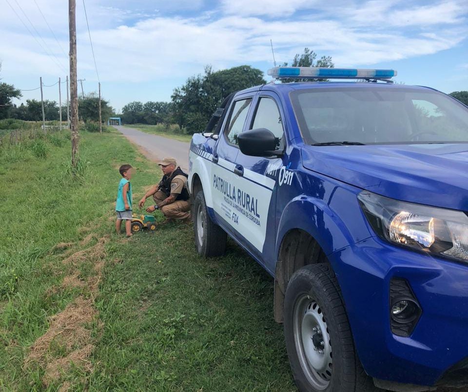 Tiene dos años, se fue de su casa y la Policía lo encontró a dos kilómetros | Córdoba