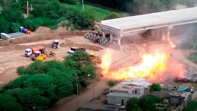 La Provincia declaró zona de desastre al lugar afectado por la explosión del gasoducto en Villa María | Córdoba