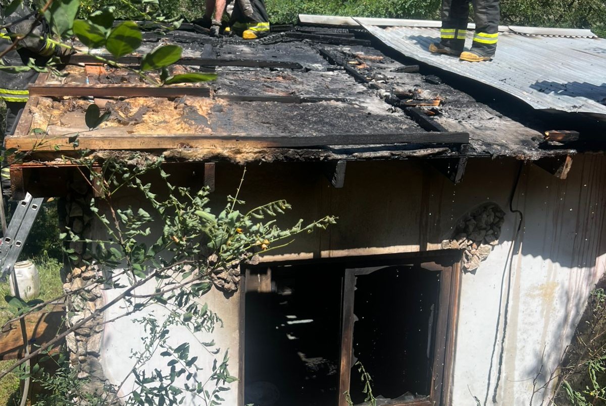 Incendio en Villa Yacanto: un herido | Córdoba