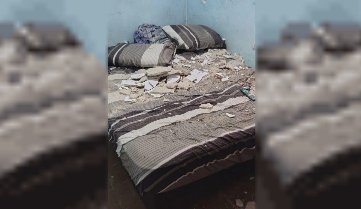 El techo de una vivienda se desplomó: 2 personas heridas | Córdoba