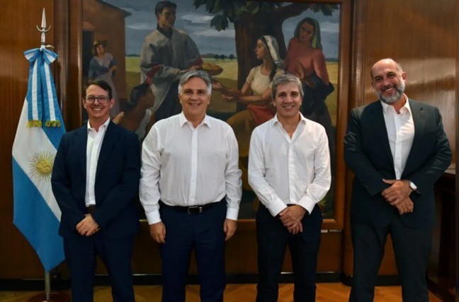 Llaryora se reunió con Luis Caputo para tratar la compensación de deudas con la Provincia | Córdoba