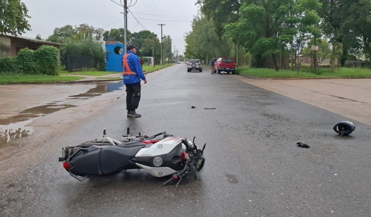 Siniestro fatal en Río Cuarto: murió un motociclista que chocó con una camioneta | Córdoba