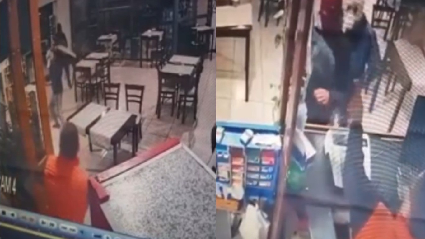 Video: el dueño de un negoció en Córdoba ahuyentó a los sillazos a dos ladrones armados | Córdoba