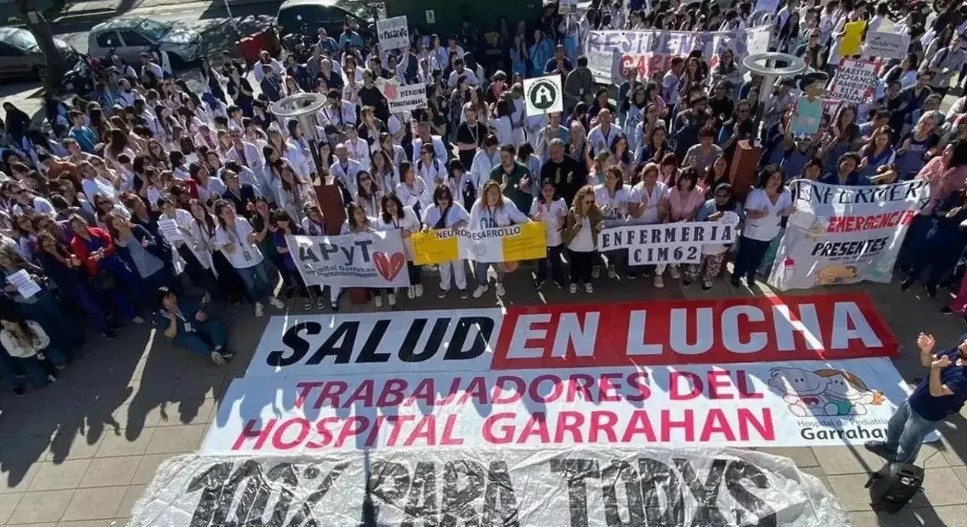 Trabajadores del Garrahan realizan una nueva convocatoria para movilizarse hacia Plaza de Mayo | Actualidad