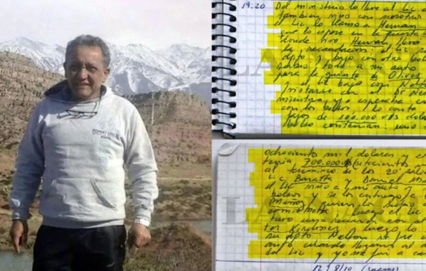 El tribunal incorporó el peritaje de Gendarmería que confirma a Centeno como autor de los cuadernos | Actualidad