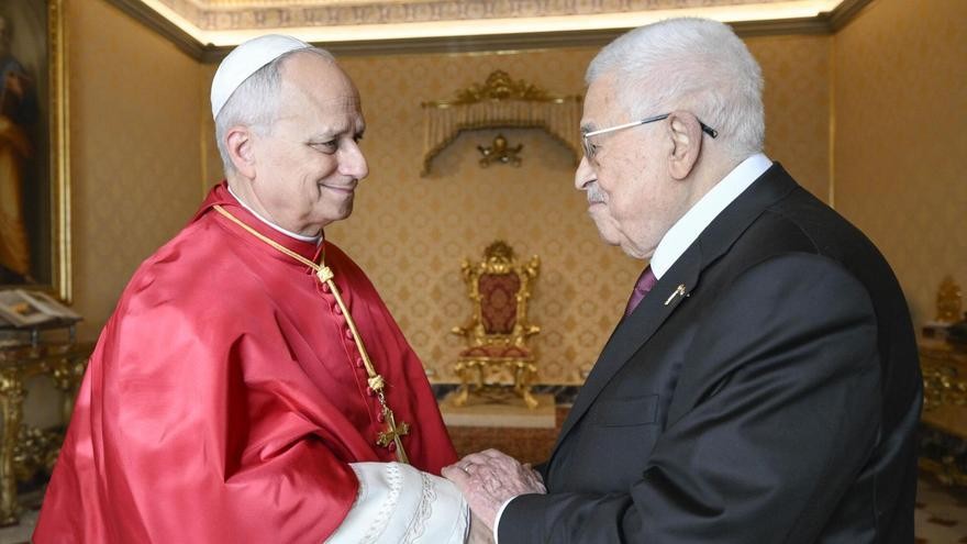 El papa León XIV se reúne por primera vez con presidente palestino Abás | Internacionales