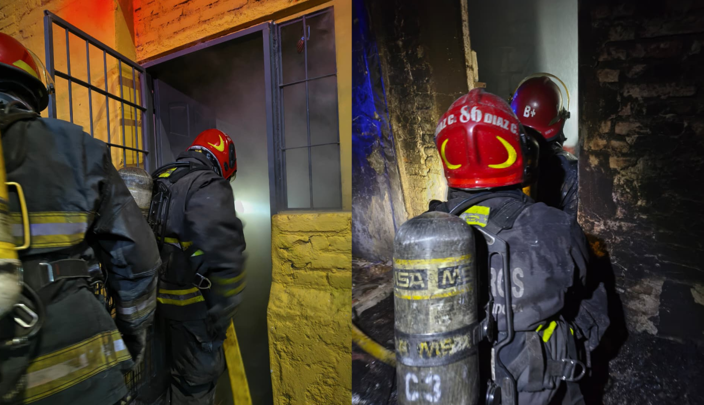 Voraz incendio provocó pérdidas totales en una vivienda de barrio Alberdi | Córdoba