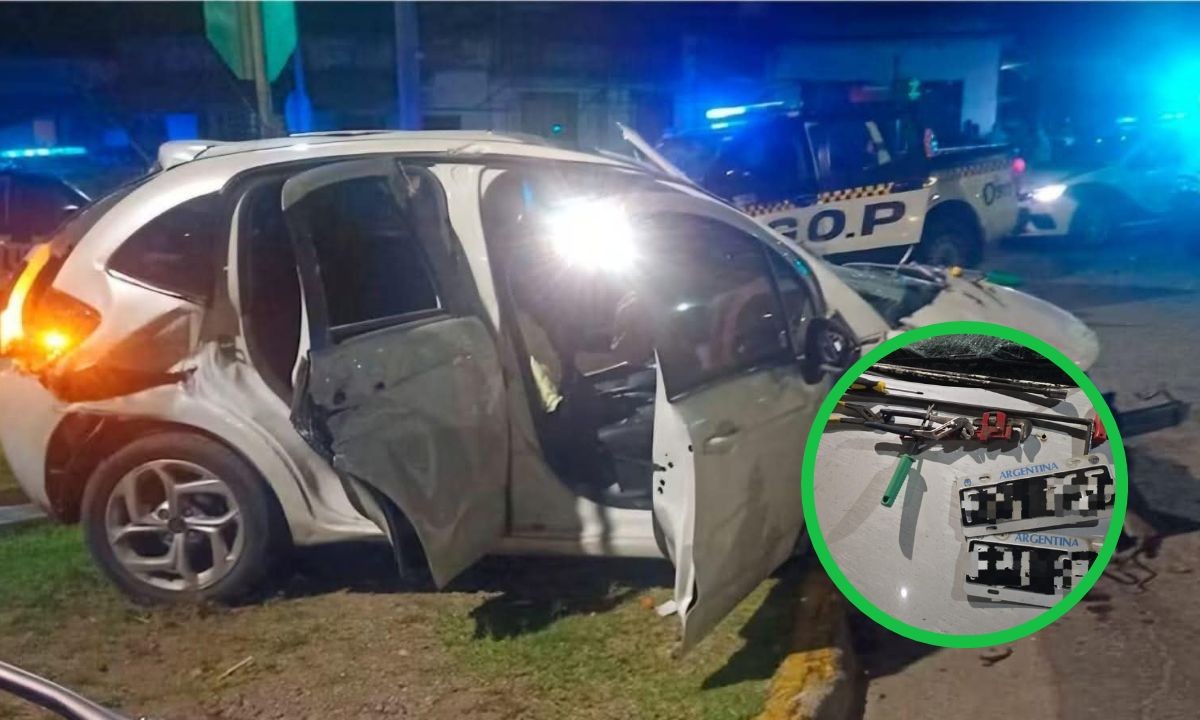Persecución en Ruta A-73: circulaba a 141 km/h en un auto robado y chocó | Córdoba