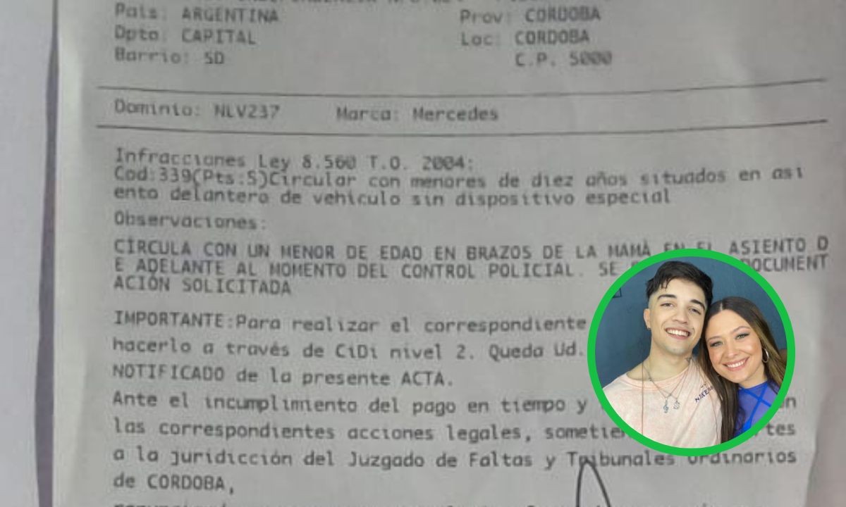 Simón Aguirre y Valentina Márquez se negaron a firmar una multa vial en la autopista | Espectáculos