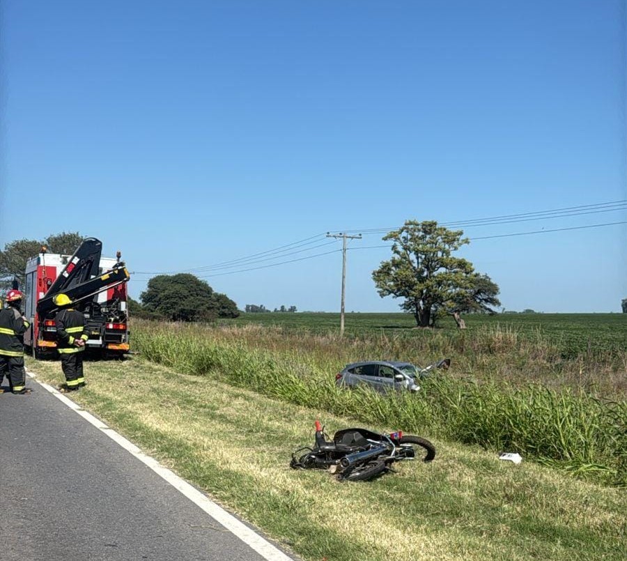 Tragedia en la ruta: murió una chica de 17 años en Córdoba y un motociclista está internado | Córdoba