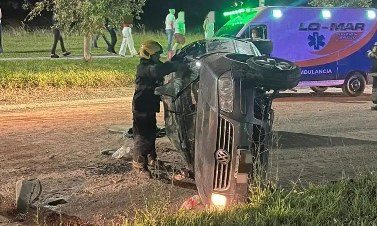Río Tercero: siete menores heridos tras el vuelco de un auto durante la madrugada | Córdoba