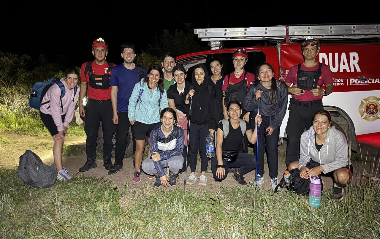 Traslasierra: el DUAR rescató a doce excursionistas extraviados en la zona de Nono | Córdoba