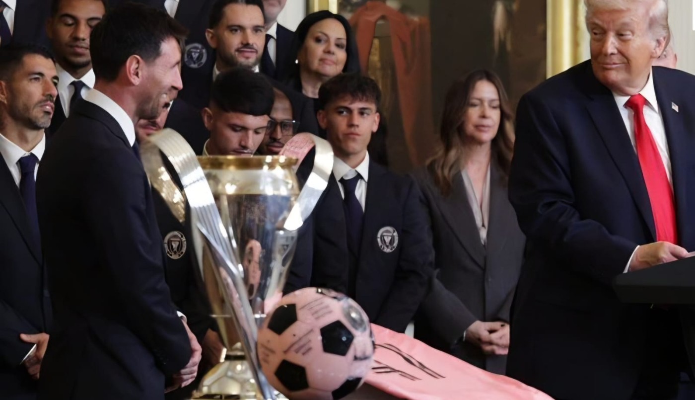Messi asistió a la Casa Blanca en el homenaje al Inter Miami campeón de la MLS | Deportes