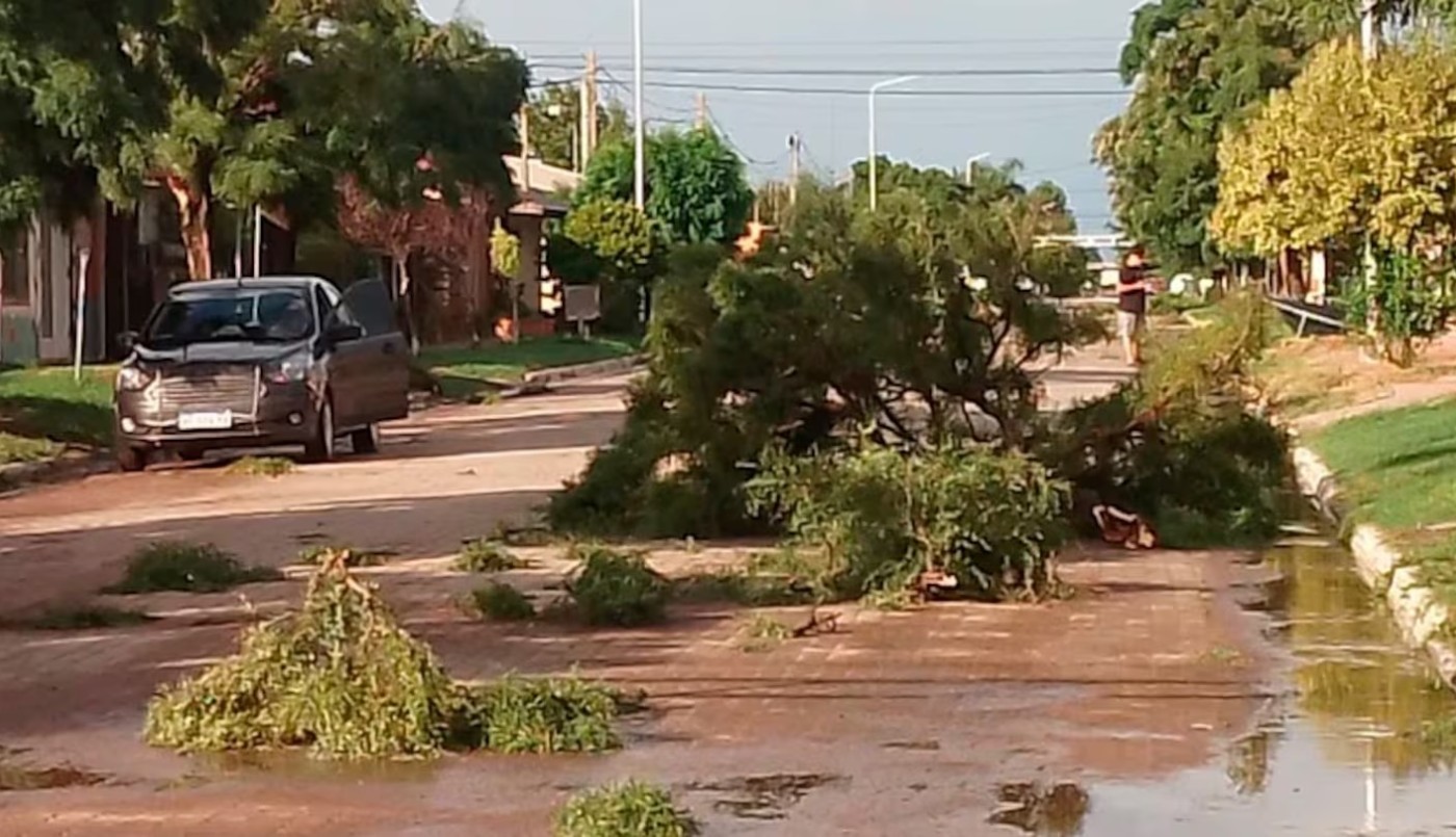 Fuerte temporal azotó el sur cordobés con granizo, ráfagas y lluvias intensas | Córdoba