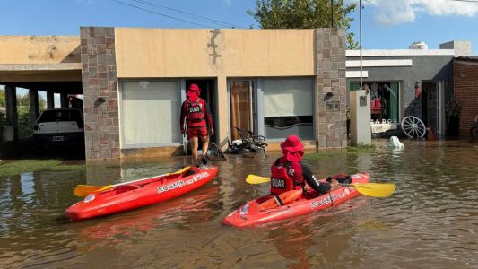 Temporal en el este cordobés: despliegan operativo y asisten a familias afectadas