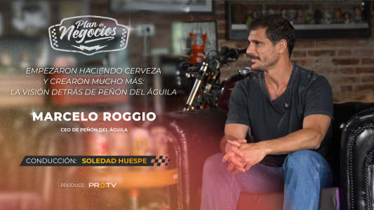 Marcelo Roggio es CEO y fundador de Peñón del Águila, una de las marcas que marcó un antes y un después en la cerveza independiente argentina.