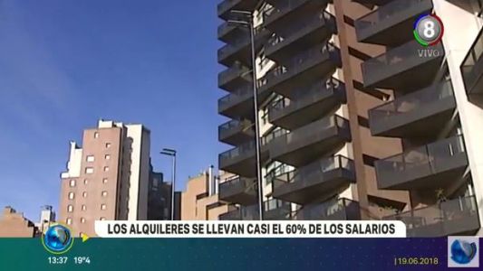 Economía: El costo de alquiler se lleva el 60% del salario