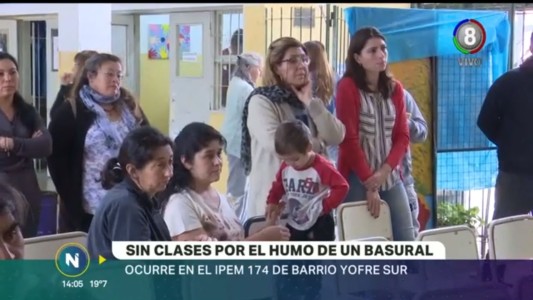 Padres, alumnos y docentes reclaman por un basural al lado del colegio
