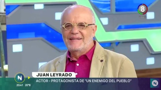 Juan Leyrado en Teleocho Noticias nos anticipa "Un enemigo del pueblo"