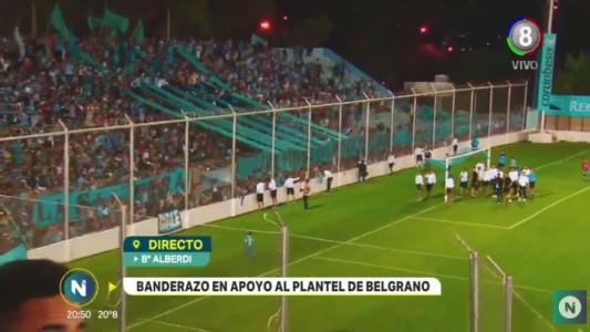 Banderazo "Pirata" en apoyo a Belgrano