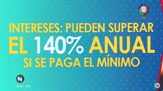 Tarjetas de Crédito: Cuidado con los intereses del "Pago mínimo"
