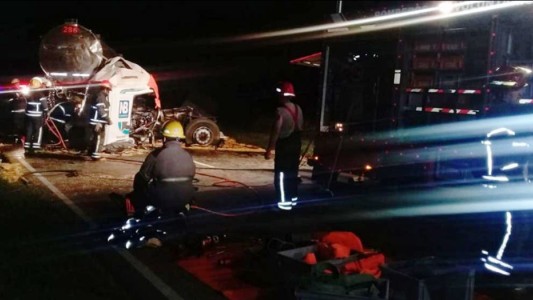 Choque fatal en Alicia: Murieron dos camioneros