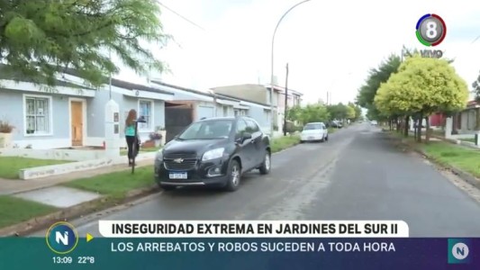 Hartos de los robos, vecinos de Jardines del Sur exigen más seguridad