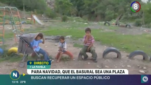 Transformarán un basural en una plaza como regalo de Navidad