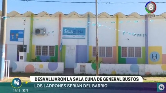 Desvalijaron la sala cuna de barrio General Bustos