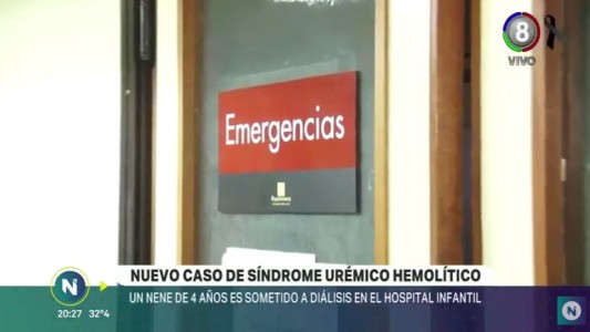 Un niño de cuatro años internado por el  "mal de la carne cruda"