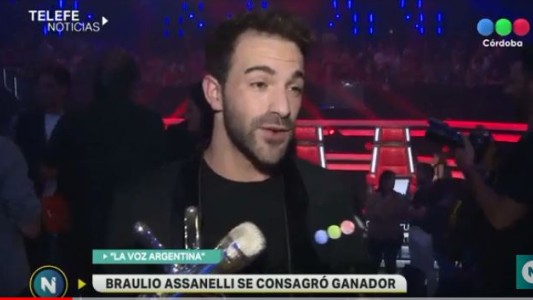 Braulio Assanelli es el ganador de "La Voz Argentina"