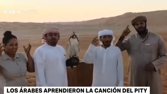 Los árabes aprendieron la canción del Pity Martínez