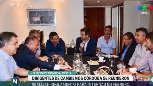 Reunión de dirigentes de Cambiemos en Córdoba