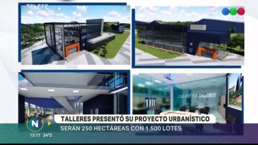 Talleres presentó su proyecto urbanístico