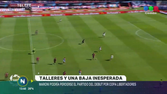 Talleres y una baja inesperada