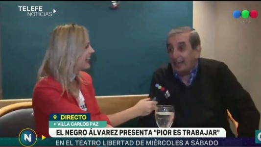 "Pior es trabajar", el espectáculo del "Negro" Alvarez en Carlos Paz