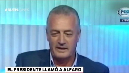 El Presidente llamó a Alfaro